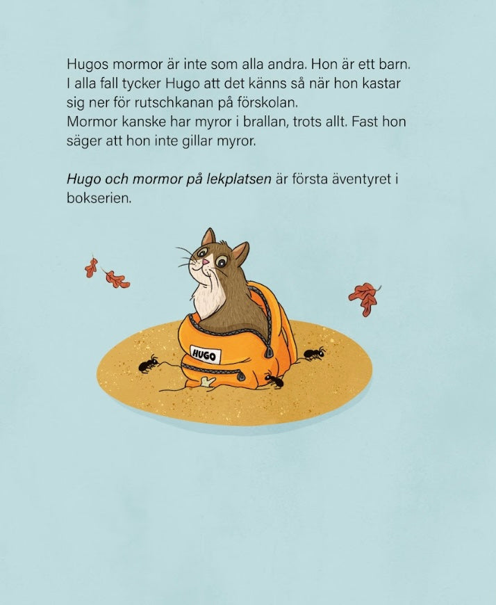 Hugo och Mormor på Lekplatsen - Bok 2-6 år