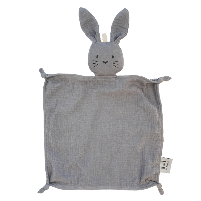 Cuddly Blanket Rabbit Grey