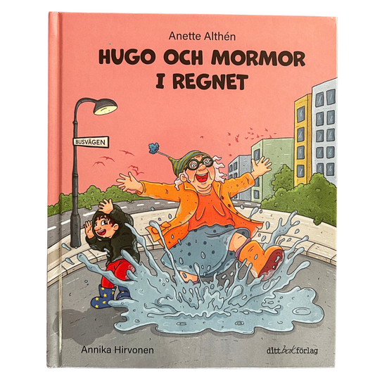 Hugo och Mormor i regnet - Bok 3-6 år