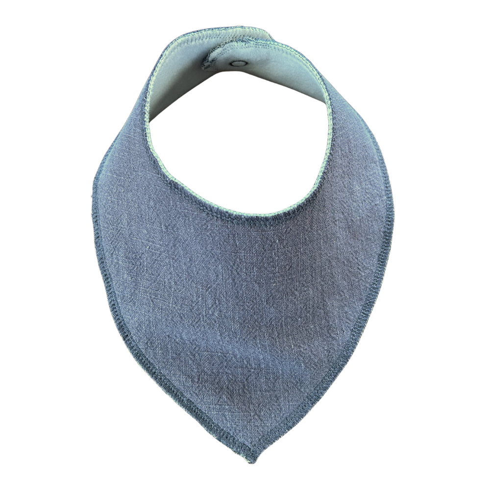 Dribble Bib - Reusable - Linen Grey