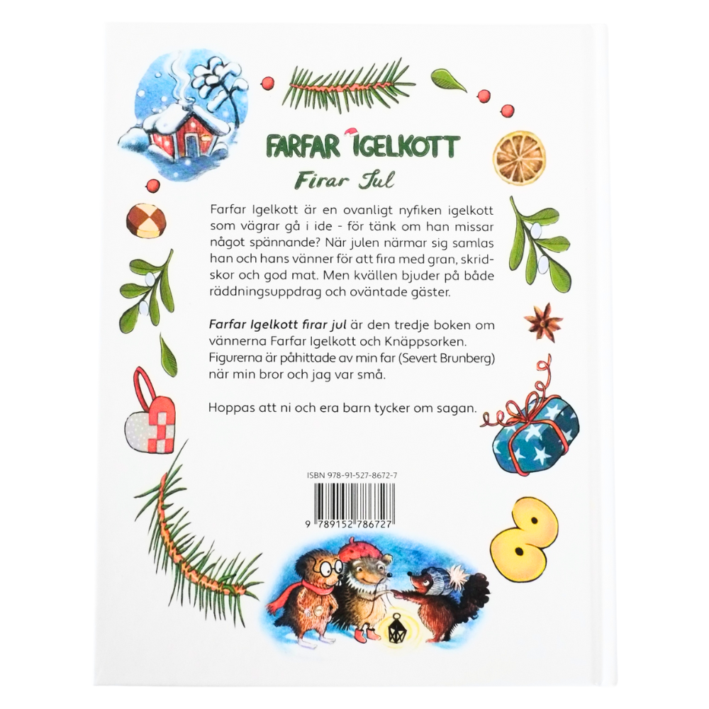 Farfar Igelkott Firar Jul