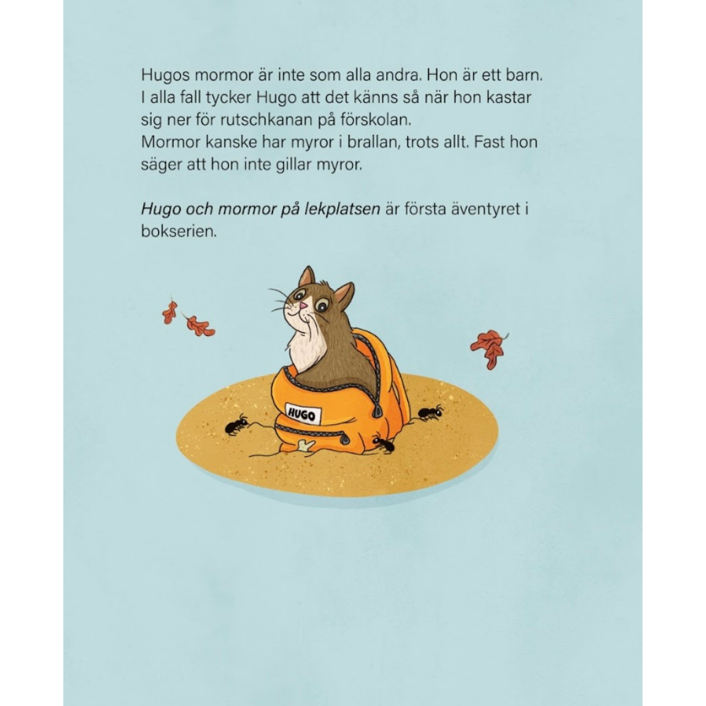 Hugo och Mormor på Lekplatsen - Bok 2-6 år