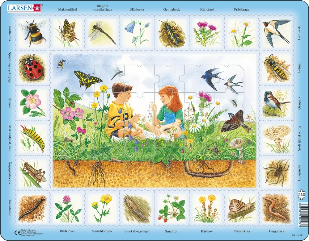 Pussel Natur Äng 48 bitar