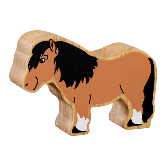 Shetlandsponny i Trä