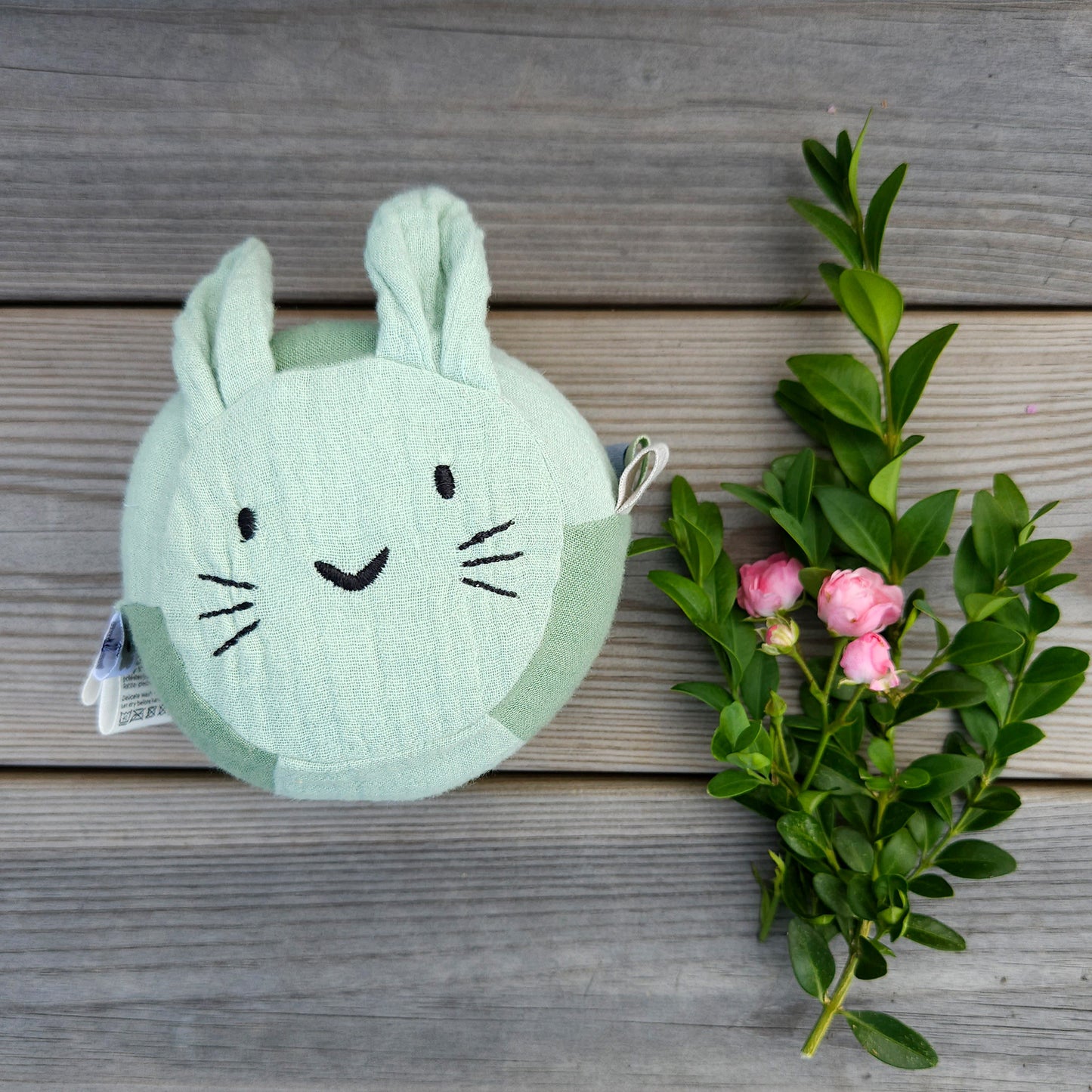 Mjuk Bollskallra Kanin Grön