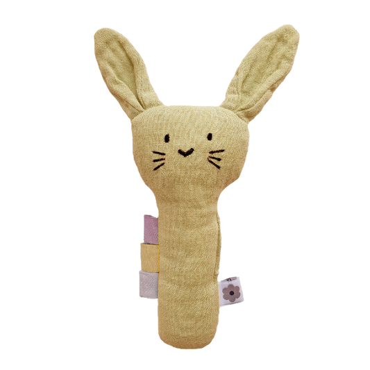 Mjuk Skallra Kanin Sun Yellow